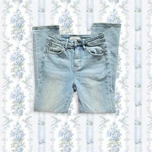 Willow + Root Women's 24 x 27 Light wash mom jeans